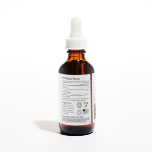 Focus Oil - High Potency CBG Oil 12000MG Back Label